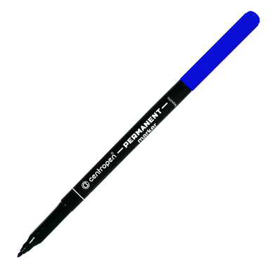 Permanent marker Centropen 2536 - varf 1 mm albastru